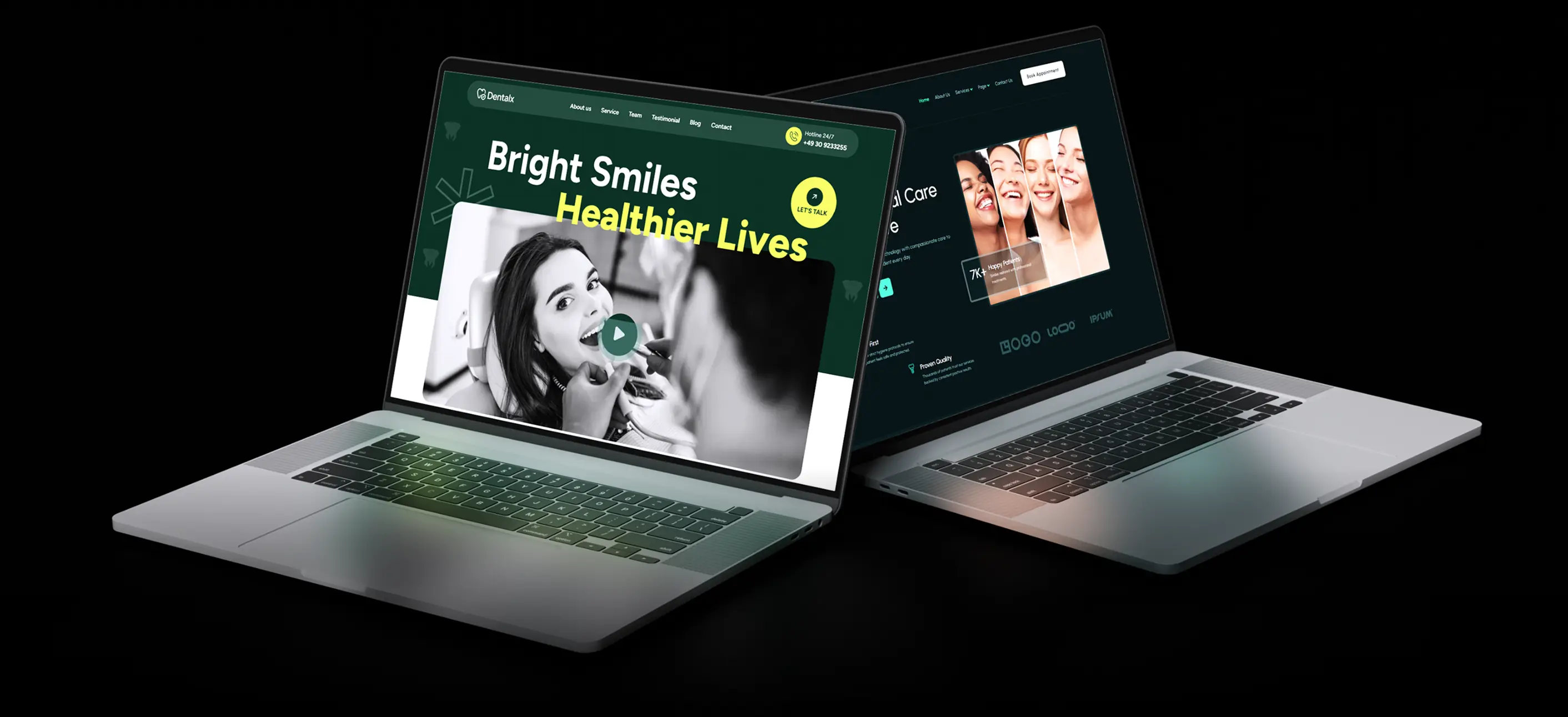 Websites support visual